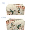 ZUXONGSY Hummingbird Leather Tissue Box Cover Rectangle Rose Tissue Holder