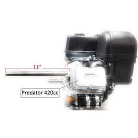 Header Exhaust Pipe for Go Kart Predator 301cc & 420cc, GX Hondas, Mud motors.