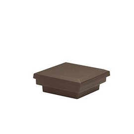 DEKOR LED Flat Top Post Cap Lights for Decks Fences Docks Porches Low Voltage Lighting NOT Solar (Oil Rubbed Bronze, 6" - Big Kahuna)