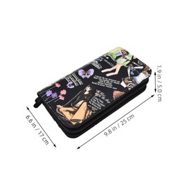 WOONEKY Barber Tools Pouch Hair Stylist Bag Hairdresser Shear Holder Travel Barber Bag Hair Salon Supplies