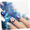 Healeved 2 Pack Transparent Resin Nail Art Jewelries Nail Rhinestones