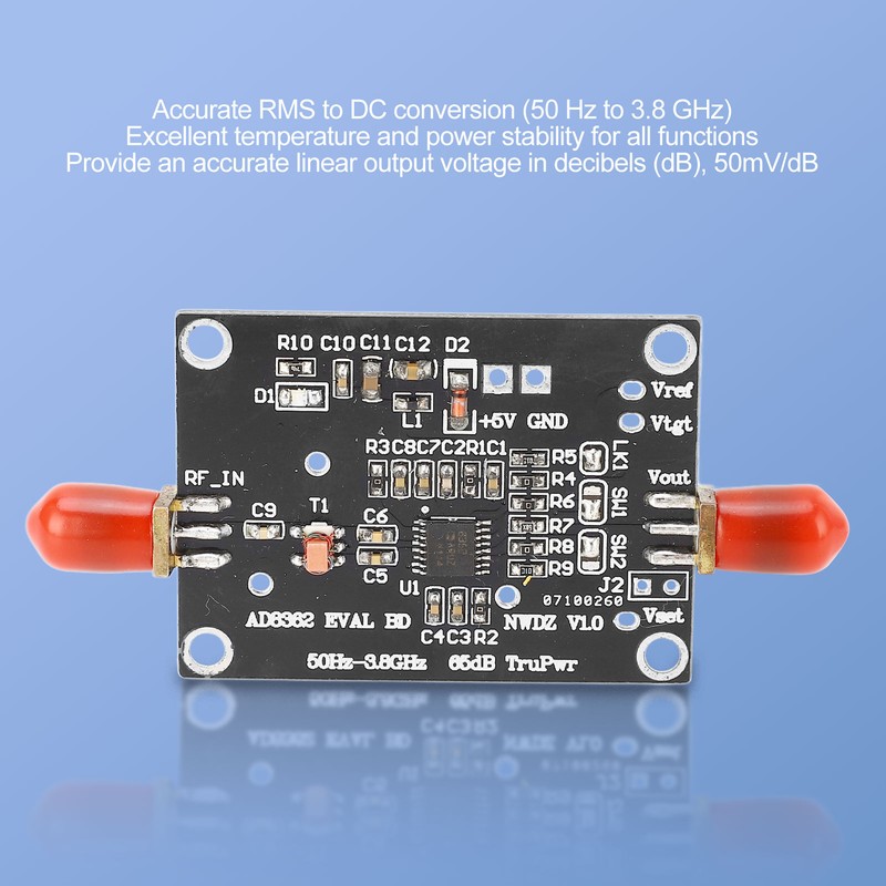 50hz to 3.8GHz RMS DC Module 65dB RMS Detection RMS