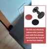 ECSiNG 8 Sets Adjustable Bed Head Anti-Collision Fixer Black Bed