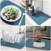 AMOMYDOG Dish Drying Mat, Super Absorbent Dish Drying Mat, Quick