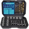 DOAHO 26 Piece Impact Bolt and Spiral Screw Extractor Set