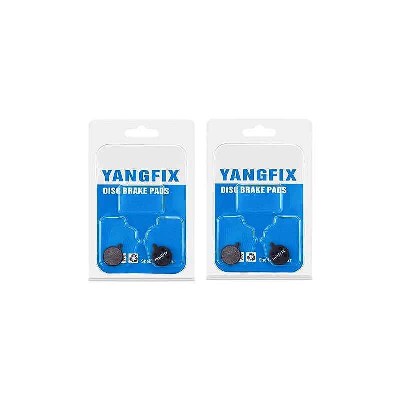 Yangfix 2 Pairs Bicycle Disc Brake Pads for Zoom DB-280/350/450/550/650/Alongha