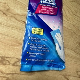 BSI-Bath Solutions 10 PACK LATEX DISPOSABLE GLOVES CLEAN TEAM SOLUTIONS SINGLE USE BSI BRAND NEW