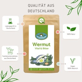 Wormwood Cut Wormwood Tea, Bitter Herbal Tea, Loose, Condiments, Best Quality by PeppermintMan (500 grams)
