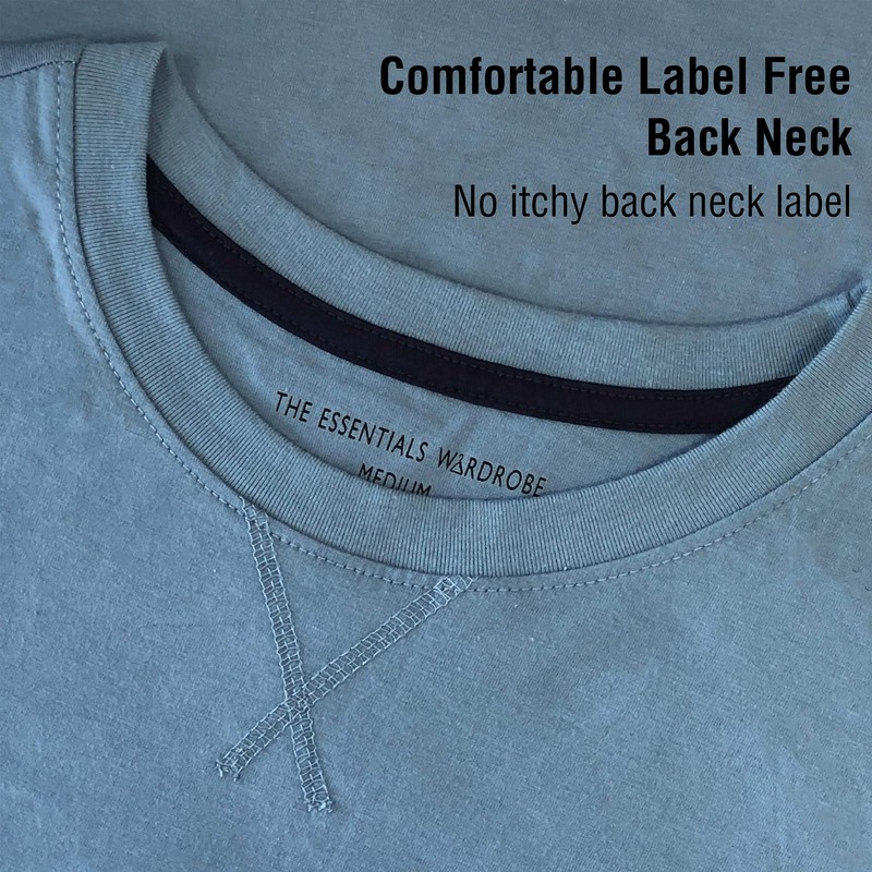 The Essentials Wardrobe Mens TEW Shorty Pyjamas - Faded Denim/Blue-