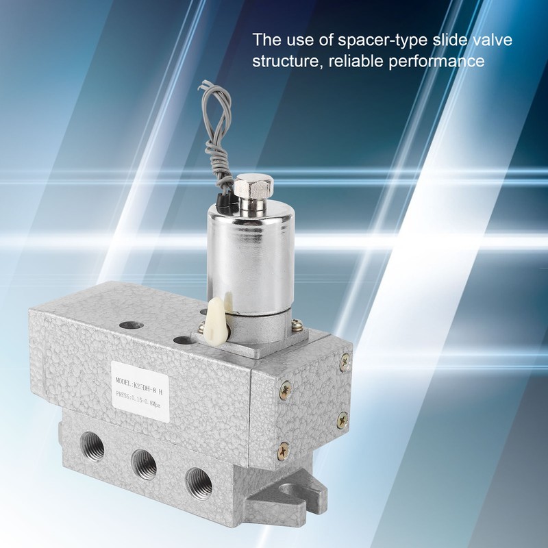 2 Position 5 Way Solenoid Valve Single Control Industrial Control