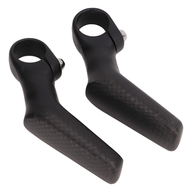 Mountain Bike Handlebars Bar Ends 1 Pair Carbon Fiber 3K