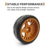 VICRAZZE 65mm Rubber Tires Flat Running Tire Plastic Wheel Carnival