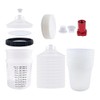 Poggapp Paint Sprayer Mixing Cup Liner and Cap Kit System