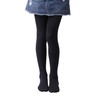 EVERSWE Girls Semi Opaque Footed Tights, Microfiber Tights (8-10, Black)