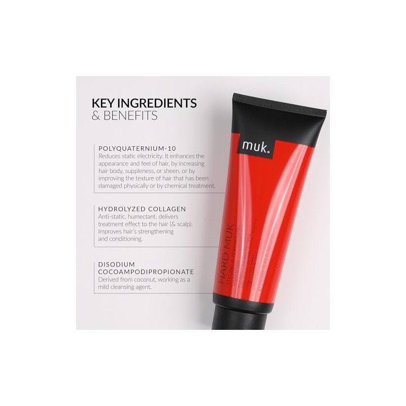 MUK Hard Hair Texturising Shampoo (250ml)