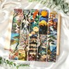 Celavoy Pretty Stained Glass Bookmark - 10pcs Japanese Nature Art