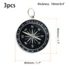 Boguish 3Pcs Pocket Compass, Survival Sports Navigation Compass with Key