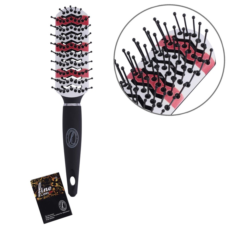 Finelines Ceramic Hair Brushes - Eliminates Frizzy and Flying Hair