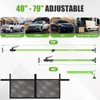 KILOUPOLE Adjustable Cargo Bars, 40" to 79" Non-Slip Truck Bed