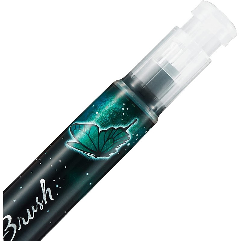 Pentel Arts Dual Metallic Brush Marker Pens - Iridescent Glitter