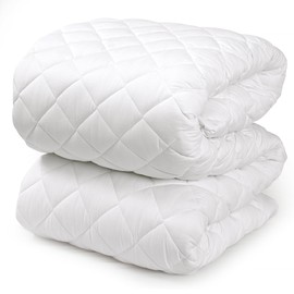 Royale Linens Twin XL Size Mattress Pad - Mattress Cover - Quilted Fitted Soft Mattress Pad Deep Pocket Fits Up to 16 Inch - Cooling Mattress Topper - Elastic Fitted Mattress Protector (39x80 Inches)