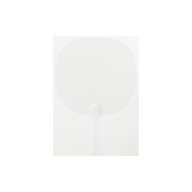 Artec 18333 Transparent Fan, White Pattern, Crafts, Crafts, Crafts, Miscellaneous