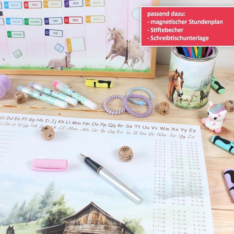 Stiftebecher Pferde - Stifteköcher Stiftehalter Schreibtischorganizer Schreibtisch Büro Stifte Organizer
