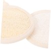 BIUDECO Soft Sturdy Face Exfoliator Pads 4 Pack Loofah Pads