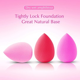 Beauty Makeup Sponges，9Pcs Makeup Sponge Blenders Beauty Sponges Egg Shaped Blending Sponge Foundation Applicator Cosmetic Sponges,Makeup Sponge Blenders Beauty Sponges Egg Shaped Blending Sponges