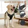 lemonsea Arnés Táctico Ajustable Antitirones para Perros con Correa 1.5m