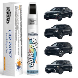 FIXEZPRO LC9X/2T Deep Black Pearl Touch Up Paint for Volkswagen, Exact Color Match Car Paint Scratch Repair Remover Pen Kit Quick & Easy Fix Vehicle Chips and Automotive Nicks Scuff