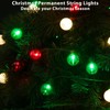 100 LED 50Ft Globe Christmas Lights Outdoor, Round G30 Christmas