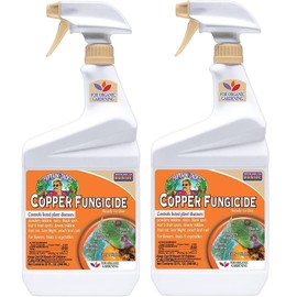 Bonide Captain Jack's Copper Fungicide, 32 oz Ready-to-Use Spray for Organic Gardening, Controls Common Diseases (Pack of 2)