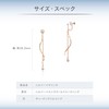 Canal 152224151015 4°C Silver Earrings, pink gold plated silver, Cubic