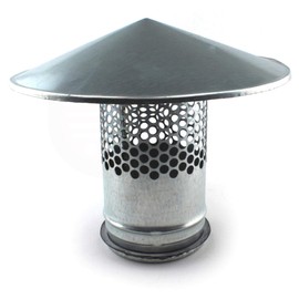 Winding Duct Pipe Roof Hood Ventilation Exhaust Pipe Exhaust Hood Exhaust Air Rain Cover Diameter 100 mm