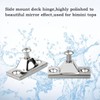 Marine Deck Hinge,Side Mount,316 Stainless Steel Boat Bimini Top Fitting