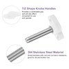 QUARKZMAN Pack of 4 T-wing Screws with Handles Thumb Screws,