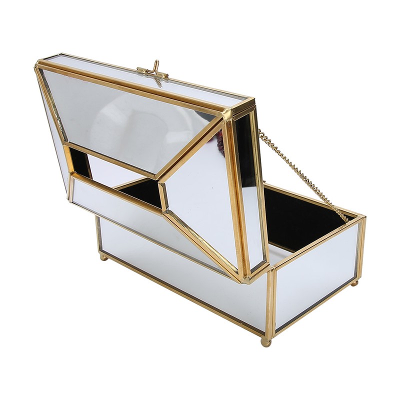 Household Mirror Surface Tissue Box Living Room Makeup Tissue Napkin