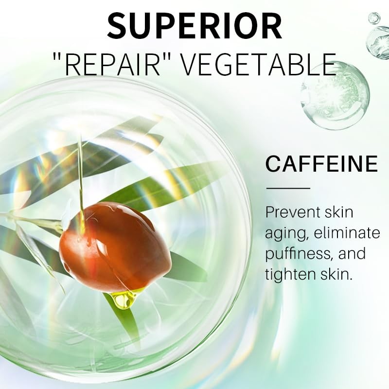 Caffeine Eye Cream with Natural Ingredients, 15 g, Anti-Aging Moisturizing