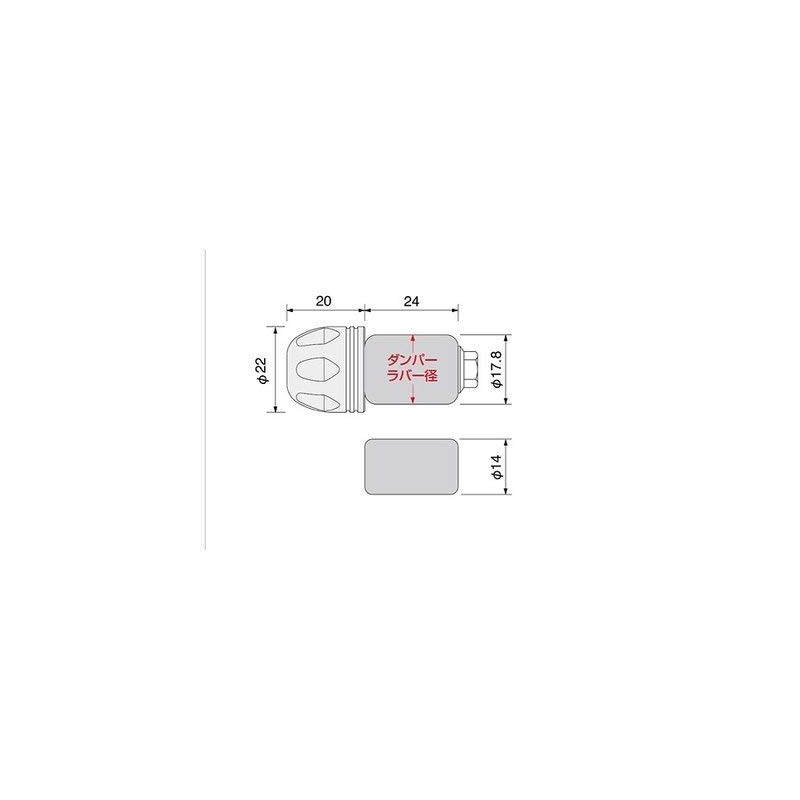 Hurricane HB0316A Aluminum Side Cap P22 Billet Silver Bar End