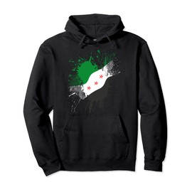 Syria Revolution Green Syrian Flag Free Syria Pullover Hoodie