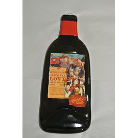 Landfilldzine Enchanted Path Mollydooker Carnival of Love Shiraz, McLaren Vale, Australia Melted Wine Bottle Cheese Serving Tray - Wine Gifts