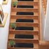 English Home Soft Pile Black Stair Treads Set of 13