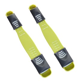 AYVRUOP 2 Stück Verstellbar Messlöffel,Dosierlöffel,Skalenlöffel, Skalenlöffel zum Backen, Einstellbarer Grammmesslöffel, Küchenutensilien, Für Milchpulver, Proteinpulver, Mehl