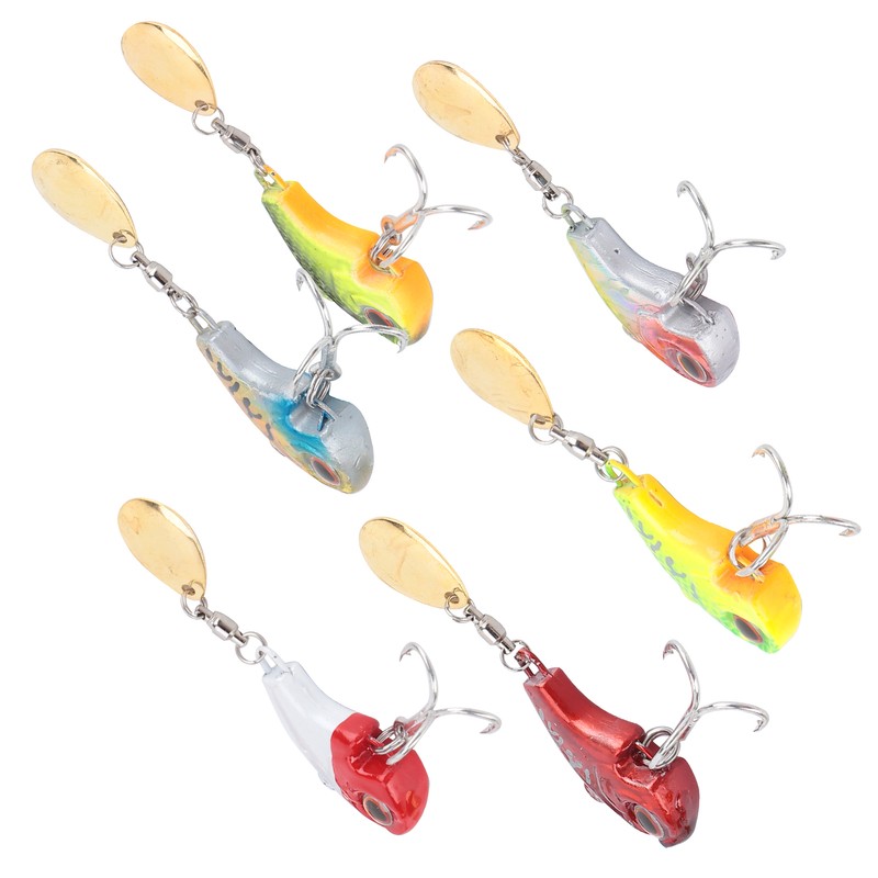 Metal Mini VIB with Spoon Trout Fishing Lure 9g Sinking