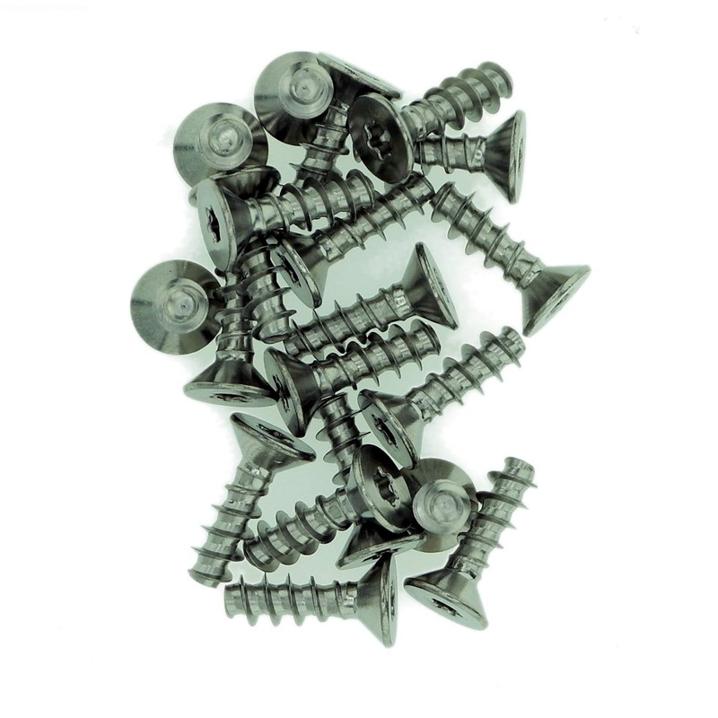 D3 (3mm x 10mm) TX Countersunk Screws for Plastic -