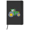 A5 'Green Tractor' Black Hardcover Ruled Notebook (NB00028202)