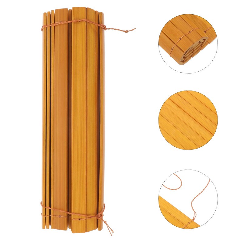 Tofficu Bamboo Scrolls, Wooden Calligraphy, Portable, Convenient Storage, Handmade, For