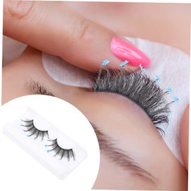 Minkissy Colorful 3D Fake Eyelashes 1 Pair Natural Look Glitter for Women for Stage Makeup and Everyday Wear