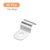 sourcing map 60 Pcs Pipe Strap Fit for 1/4in(6mm) 304